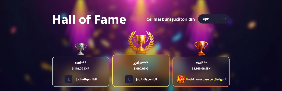 Slotoro Hall of Fame